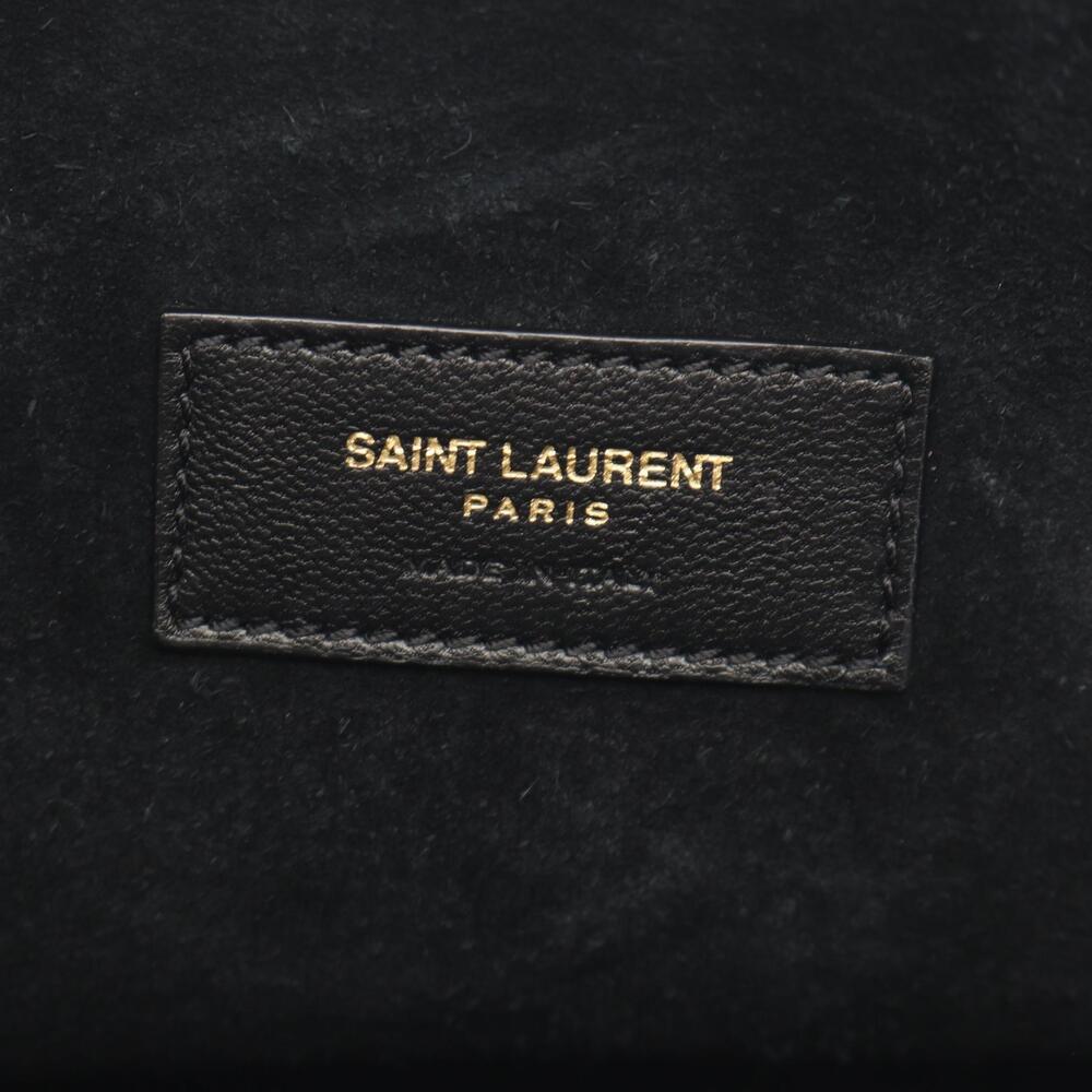 Saint Laurent Celia Leather Shoulder Bag Black - Picture 4 of 6